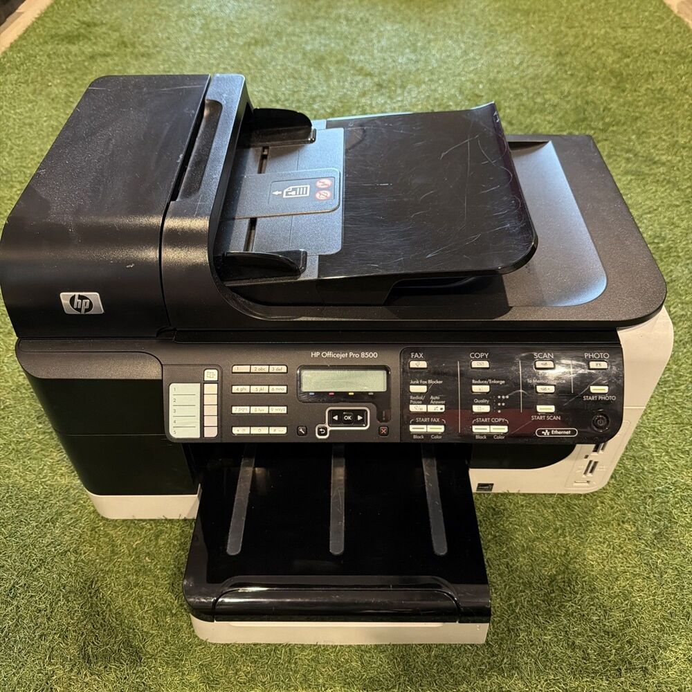 HP OfficeJet Pro 8500 All In One Inkjet Color Printer Unit Only No Power Cord
